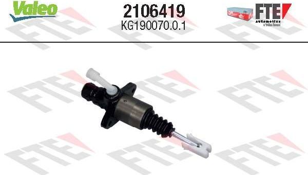 Цилиндр сцепления главный FTE для Volkswagen Corrado 1993-1995. Артикул 2106419