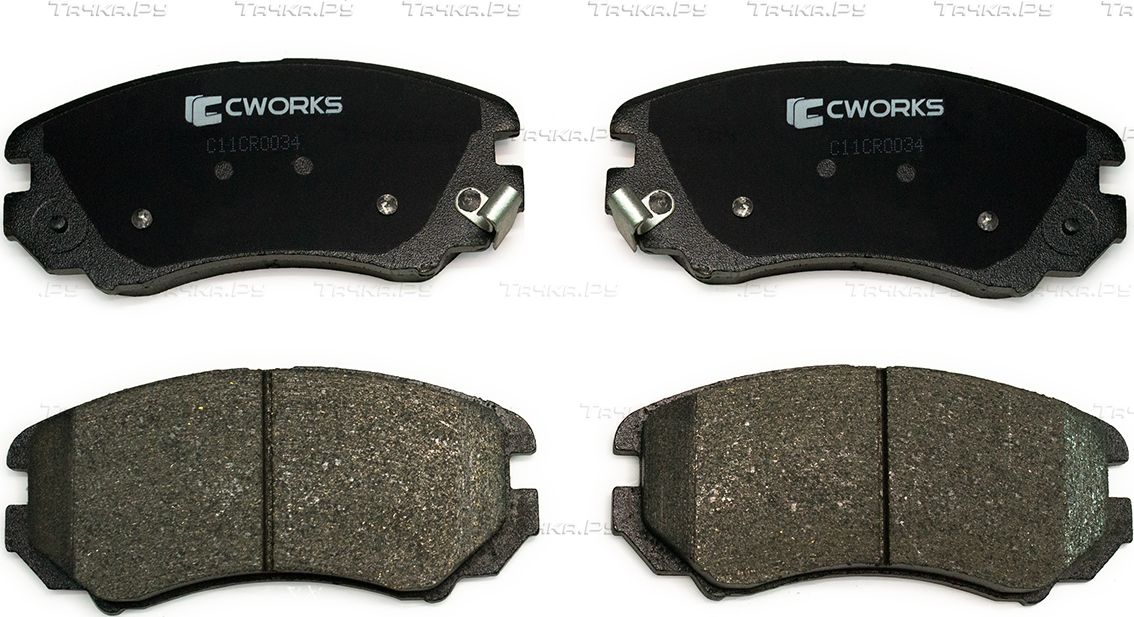 Тормозные колодки Cworks передние для Kia Optima III 2010-2015. Артикул C11CR0034