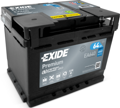 Аккумулятор Exide Premium *** для Renault Duster II 2021-2024. Артикул EA640