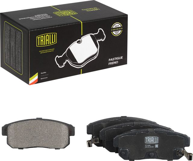 Тормозные колодки Trialli (Low-Metallic). Артикул PF 4080