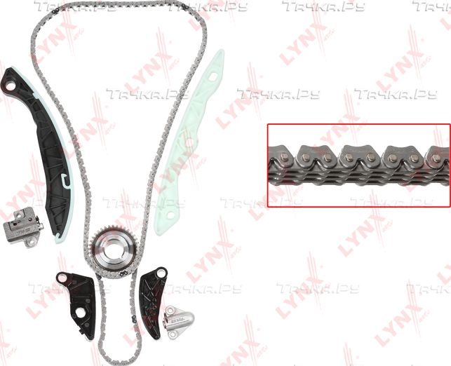 Цепь ГРМ LYNXauto для Mitsubishi Outlander XL 2007-2012. Артикул TK-0194
