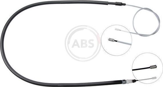 Трос ручника (тросик ручного тормоза) ABS. Артикул K13176