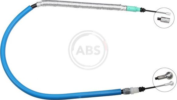 Трос ручника (тросик ручного тормоза) ABS задний правый для Citroen DS5 2011-2015. Артикул K18891