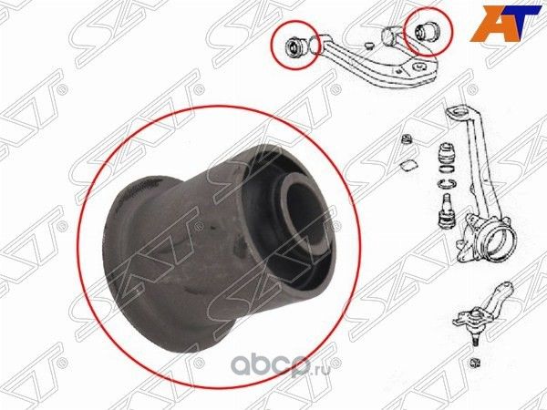 Сайлентблок верхнего переднего рычага Prado  Hilu (SAT). Артикул ST4863235080