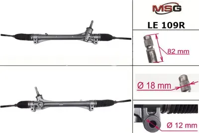 Рулевая рейка без ГУР восстановленная Lexus RX 270/350/450H 2008-2015 (MSG). Артикул LE109R