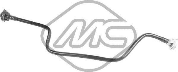 Патрубок радиатора (системы охлаждения) Metalcaucho. Артикул 77658