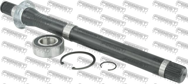 Полуось (привод в сборе, приводной вал) Febest передняя правая для Hyundai Santa Fe III 2012-2015. Артикул 1212-CM10MT4WD