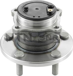 Ступица колеса с интегрированным подшипником NTN / SNR задняя для Mazda 5 I (CR) 2005-2010. Артикул R170.36