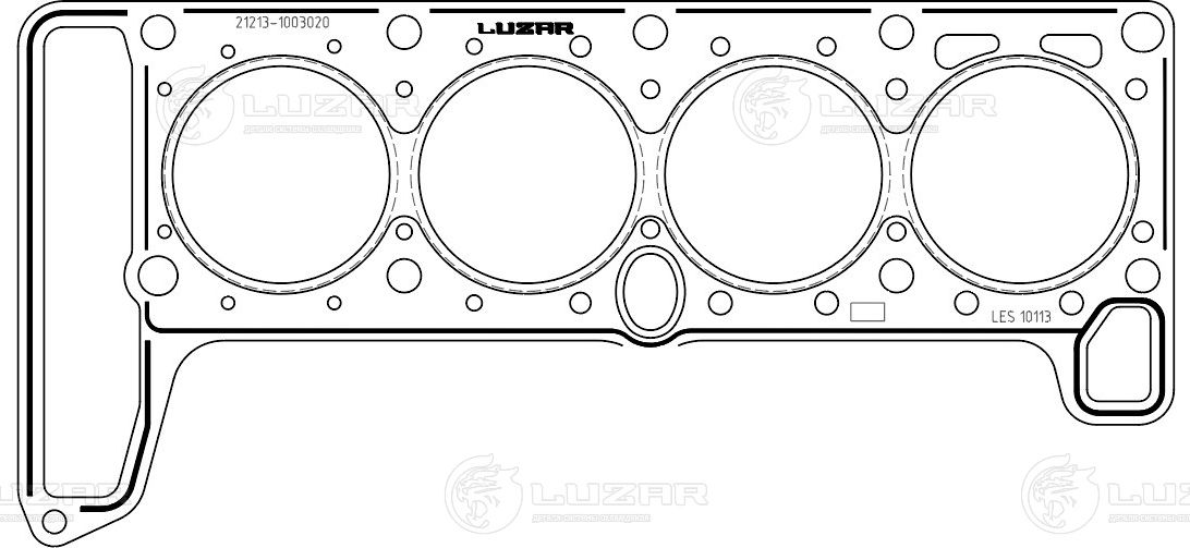 Прокладка ГБЦ Luzar. Артикул LES 10113