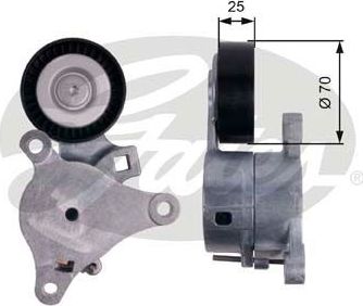 Натяжной ролик (натяжитель) приводного поликлинового ремня Gates DriveAlign®. Артикул T39041