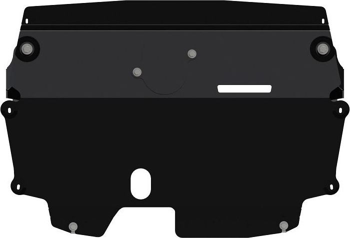 Защита Шериф (2 мм) для картера и радиатора Audi A1 8X 2010-2026. Артикул 02.3881