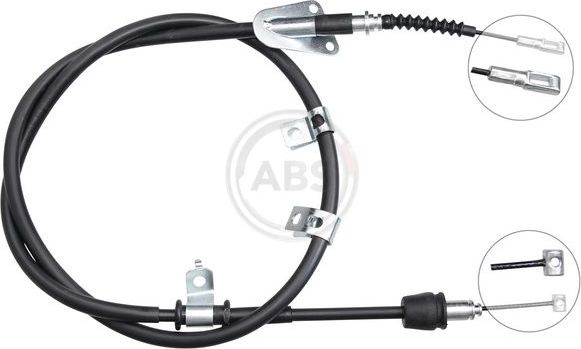 Трос ручника (тросик ручного тормоза) ABS. Артикул K17310