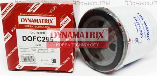 Масляный фильтр Dynamatrix для SEAT Leon II 2006-2012. Артикул DOFC295
