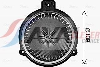 Вентилятор, мотор печки (отопителя) салона AVA. Артикул KA8309