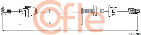 Трос газа Cofle. Артикул 92.11.0288