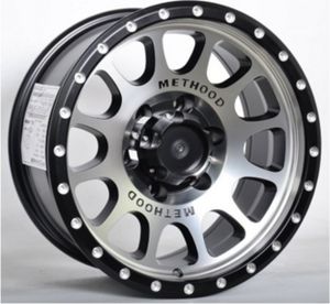 Колёсный диск PDW литой черно-серебристый M2 6x139,7 9xR17 D110.1 ЕТ0 для Mitsubishi Pajero II 1991-2004. Артикул 20/64/15/88