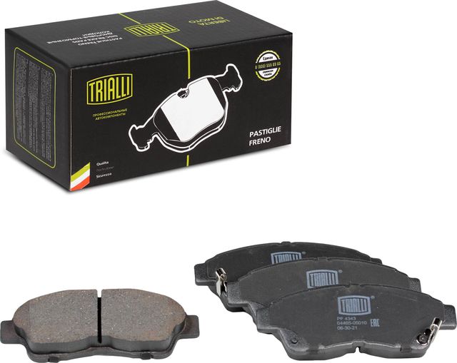 Тормозные колодки Trialli (Low-Metallic). Артикул PF 4343