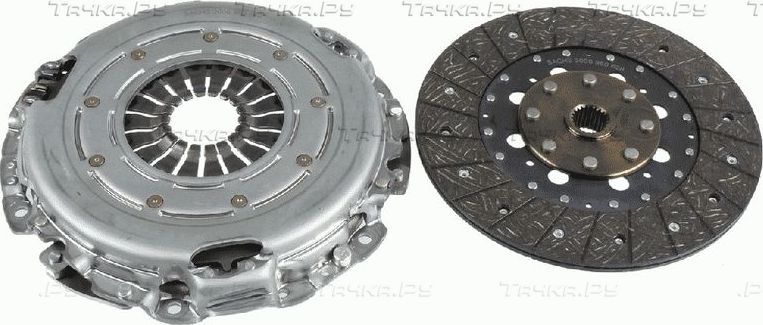 Сцепление (комплект) SACHS XTend для Chevrolet Nubira 2007-2011. Артикул 3000 950 628
