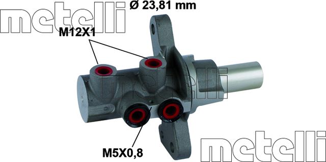 Тормозной цилиндр главный Metelli для Renault Megane II 2002-2009. Артикул 05-0873