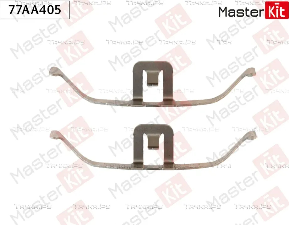Комплект установочный тормозных колодок Ford FOCUS II (DA_, HCP, DP) 2004 (Master KIT). Артикул 77AA405