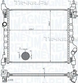 Радиатор охлаждения двигателя Magneti Marelli. Артикул 350213178800