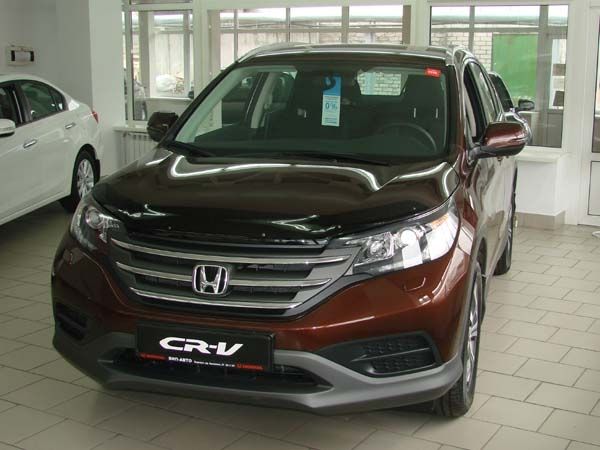 Дефлектор SIM для капота Honda CR-V IV 2012-2018. Артикул SHOCRV1212