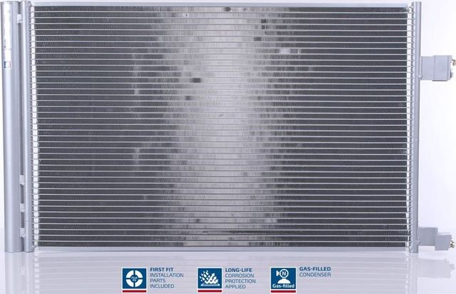 Радиатор кондиционера (конденсатор) Nissens (алюминий). Артикул 941285