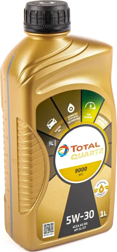 Масло моторное Total Quartz 9000 Future NFC 5W30 синтетическое 1 л Total. Артикул 10980301