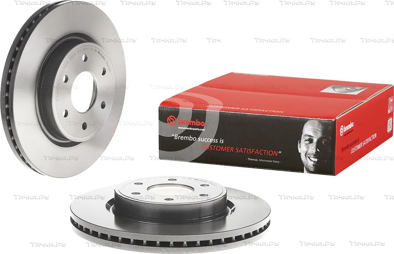 Тормозной диск Brembo UV Coated передний для Renault Alaskan I 2017-2026. Артикул 09.D619.11