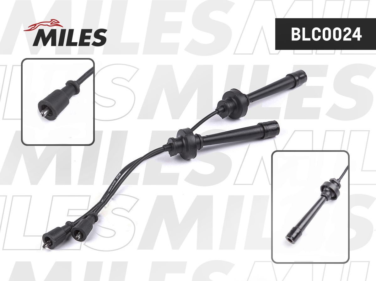 Высоковольтные провода (провода зажигания) (комплект) Miles. Артикул BLC0024