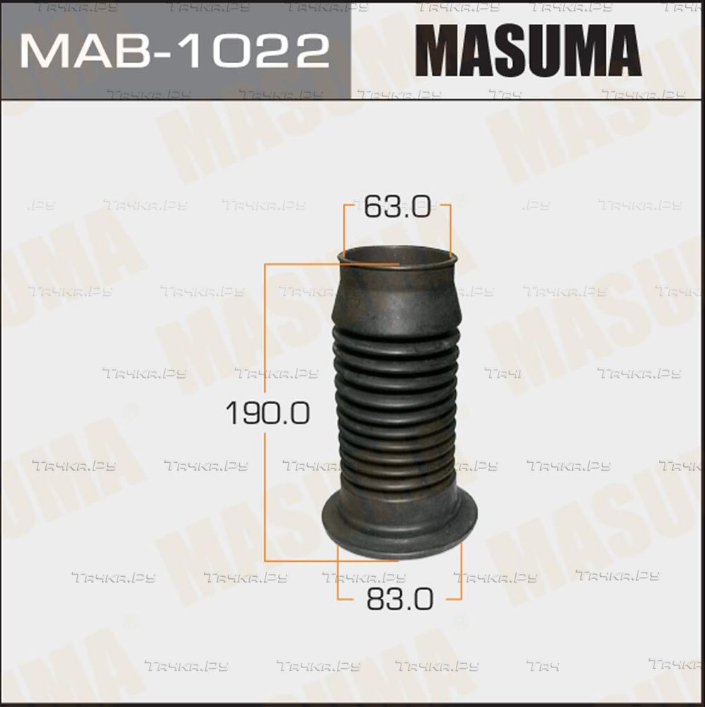 Комплект отбойников и пыльников амортизаторов (стоек) Masuma. Артикул MAB-1022