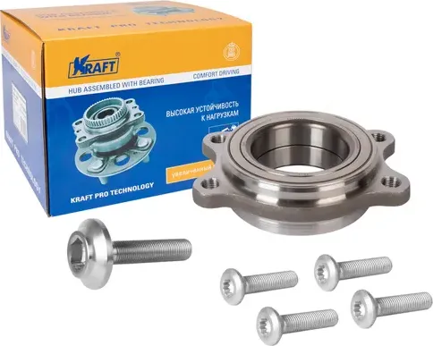 Ступица в сборе передняя Audi A4 (07-15), A6 (10-18) /Porsche Macan (14-) (Kraft) Kraft. Артикул KT110058