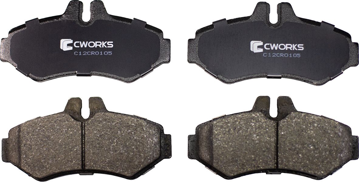Колодки тормозные задние (Low Metallic) (Cworks). Артикул C12CR0105