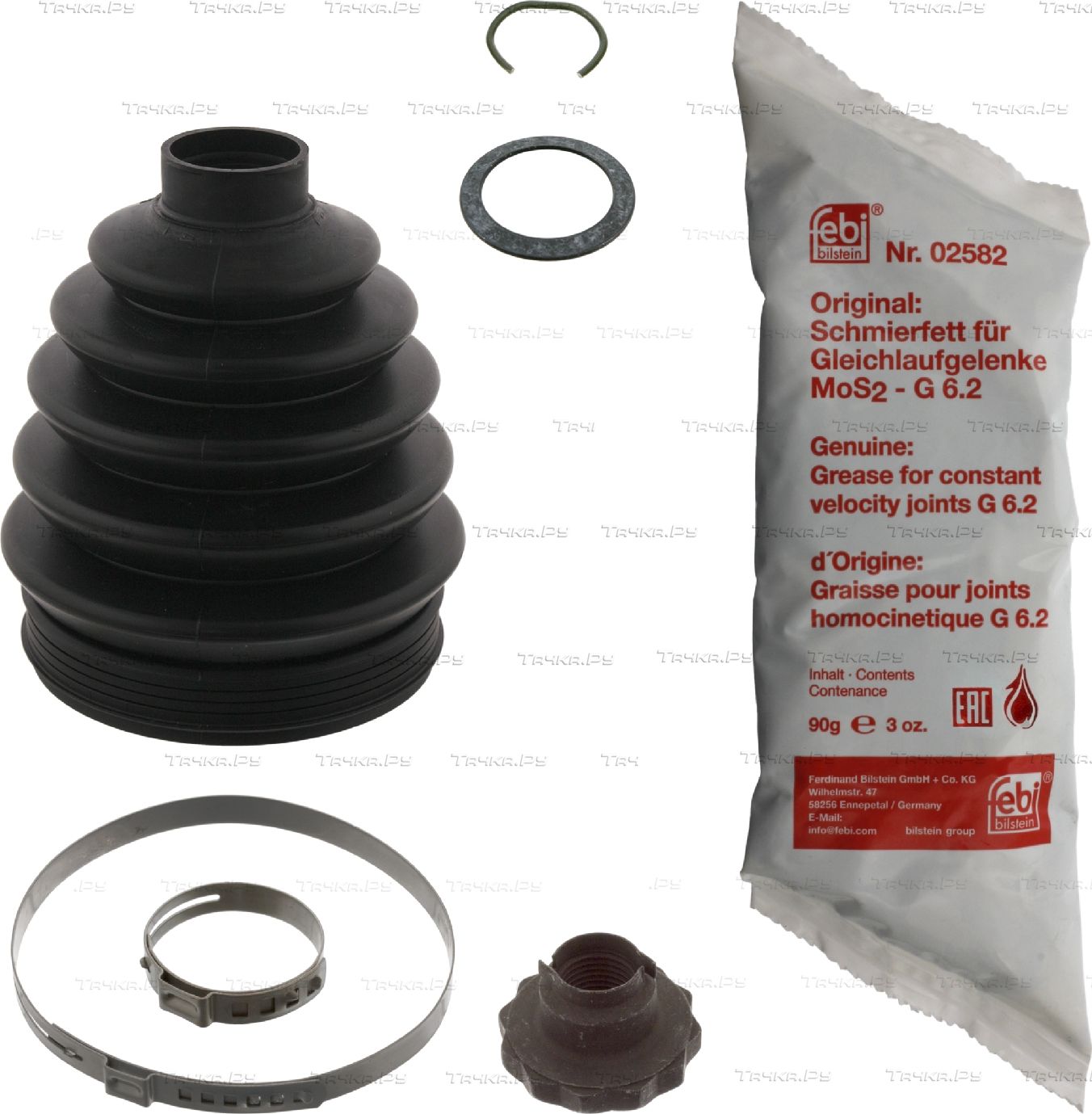 Пыльник ШРУСа наружный Febi Bilstein (термопласт) передний для Volkswagen Polo IV 2001-2012. Артикул 30024