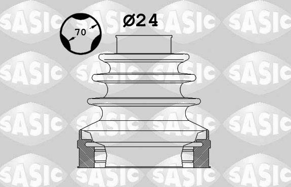 Пыльник ШРУСа внутренний Sasic для Audi A6 III (C6) 2004-2011. Артикул 1906025