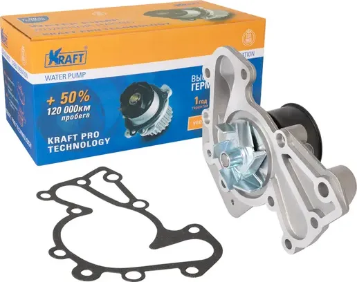 Насос водяной Hyundai Tucson (04-10) / Kia Sportage II (04-10) 2.7i (Kraft) Kraft. Артикул KT059391