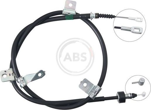 Трос ручника (тросик ручного тормоза) ABS. Артикул K17468