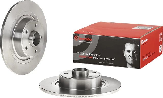 Тормозной диск Brembo со встроенным подшипником задний для Renault Vel Satis I 2002-2009. Артикул 08.A239.27