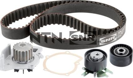 Помпа (водяной насос) с комплектом ремня ГРМ NTN / SNR. Артикул KDP459.540