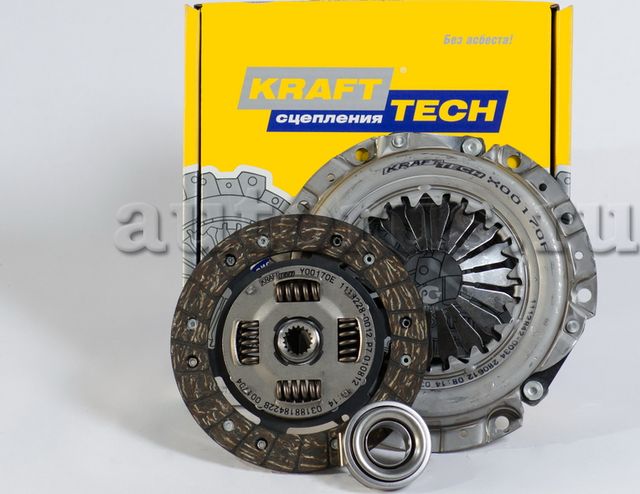 Сцепление (комплект) KraftTech 3P Kit для Daewoo Matiz I 1998-2015. Артикул W00170I