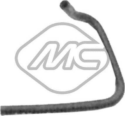 Патрубок радиатора (системы охлаждения) Metalcaucho для Opel Corsa B 1993-2000. Артикул 08250