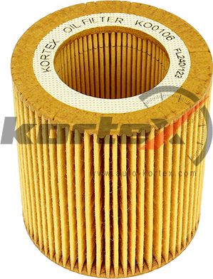 Фильтр масляный (Kortex). Артикул KO0106