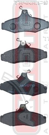 Тормозные колодки Akyoto Packing AKYOTO задние для Audi A6 II (C5) 1997-2005. Артикул AKD-0424