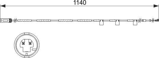 Датчик износа тормозных колодок  Bosch. Артикул 1 987 473 525