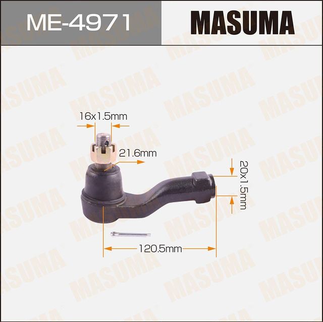 Наконечник рулевой тяги Masuma. Артикул ME-4971