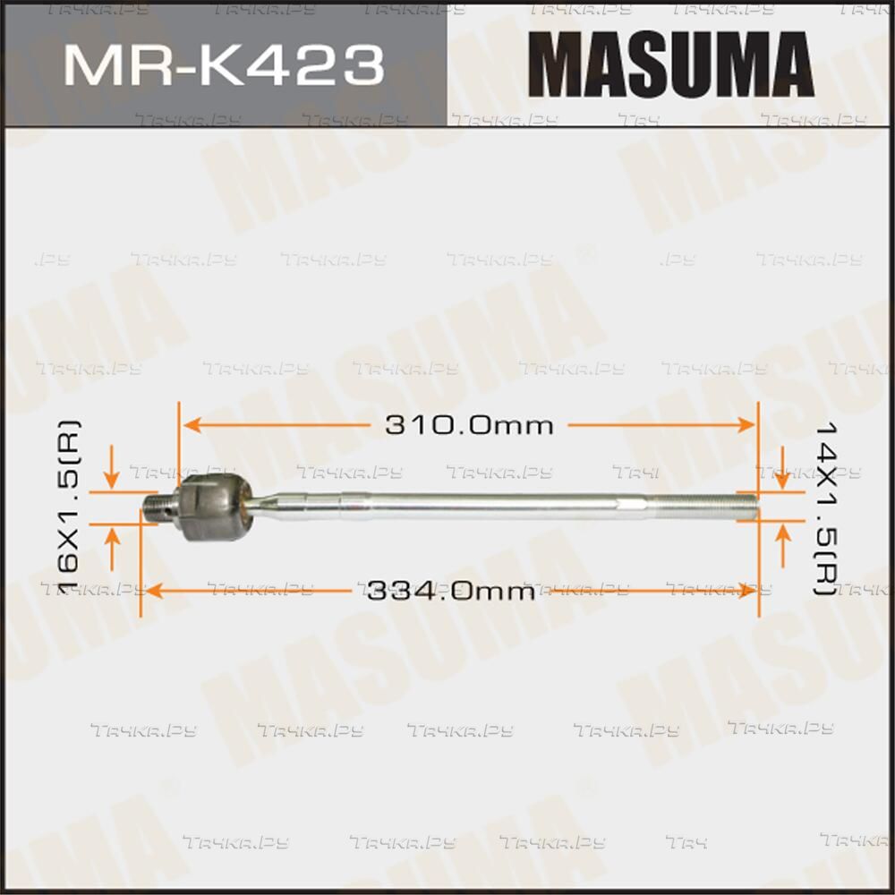 Рулевая тяга Masuma правая/левая для Hyundai Getz I 2002-2010. Артикул MR-K423