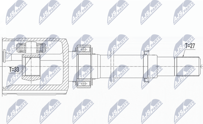Шрус внутренний (граната) NTY. Артикул NPW-NS-081