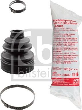 Пыльник ШРУСа внутренний Febi Bilstein (резина) передний правый для Mazda 3 I (BK) 2003-2009. Артикул 101964