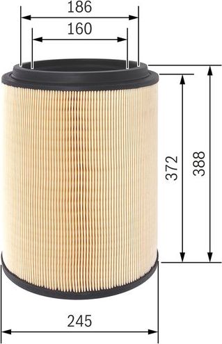 Воздушный фильтр Bosch. Артикул F 026 400 411