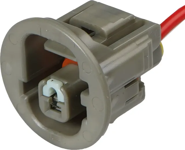 Разъём 1 pin с проводами для датчика давления масла Toyota (AECC015) (Airline). Артикул AECC015